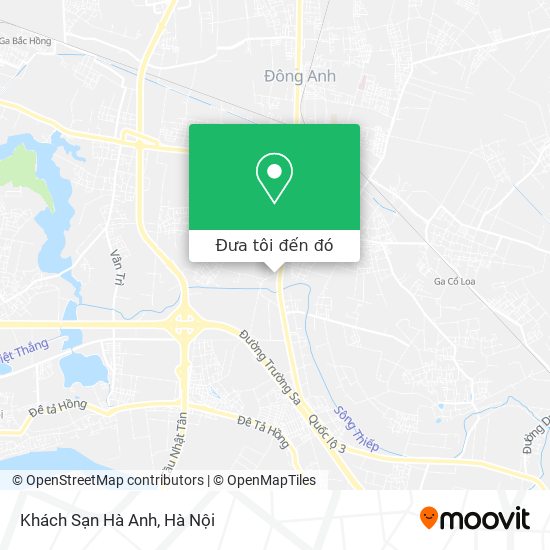 Bản đồ Khách Sạn Hà Anh