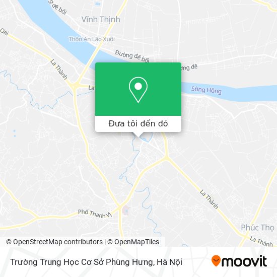 Bản đồ Trường Trung Học Cơ Sở Phùng Hưng