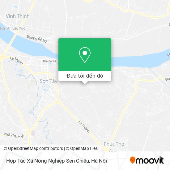 Bản đồ Hợp Tác Xã Nông Nghiệp Sen Chiểu