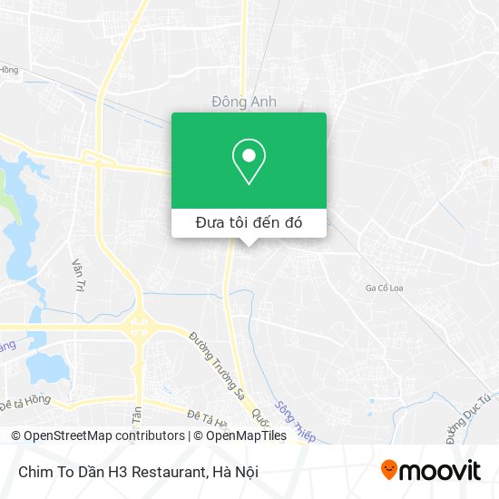 Bản đồ Chim To Dần H3 Restaurant