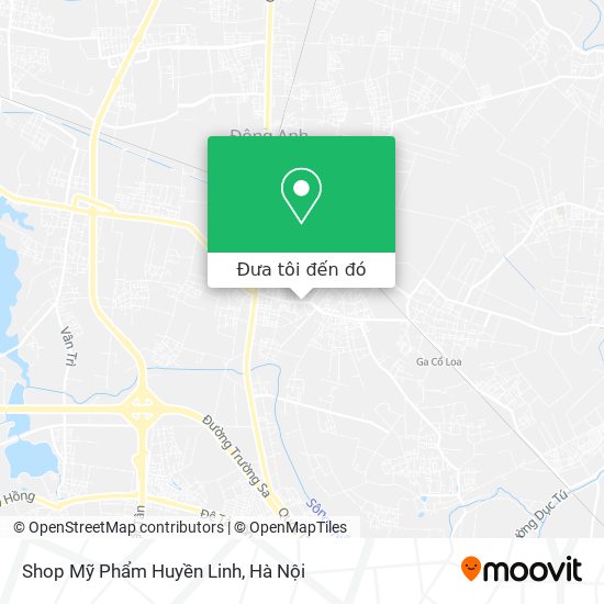 Bản đồ Shop Mỹ Phẩm Huyền Linh