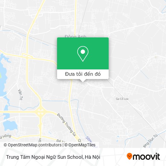 Bản đồ Trung Tâm Ngoại Ngữ Sun School