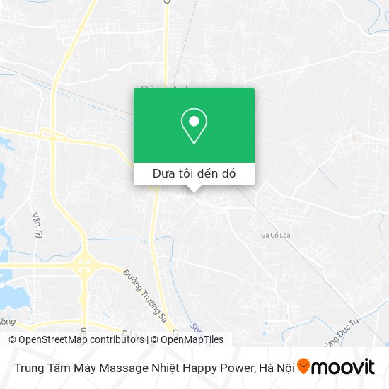 Bản đồ Trung Tâm Máy Massage Nhiệt Happy Power