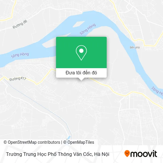 Bản đồ Trường Trung Học Phổ Thông Vân Cốc