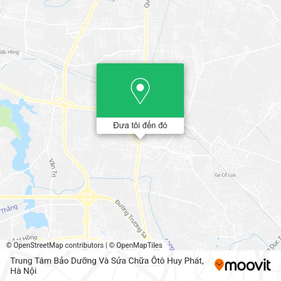 Bản đồ Trung Tâm Bảo Dưỡng Và Sửa Chữa Ôtô Huy Phát