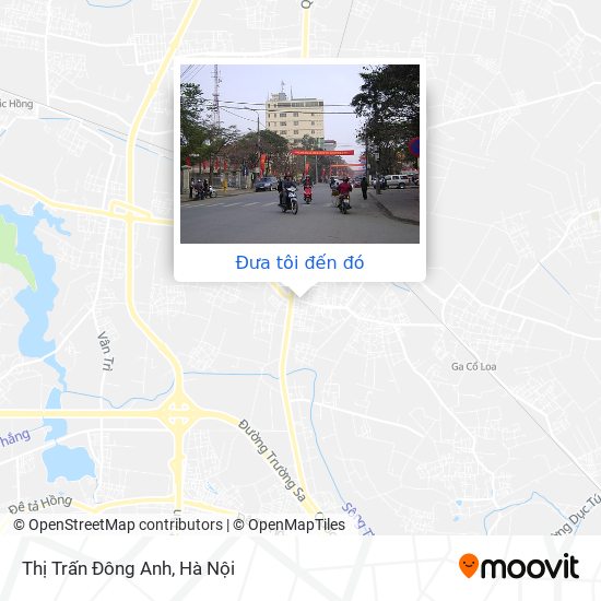 Bản đồ Thị Trấn Đông Anh