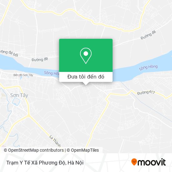 Bản đồ Trạm Y Tế Xã Phương Độ