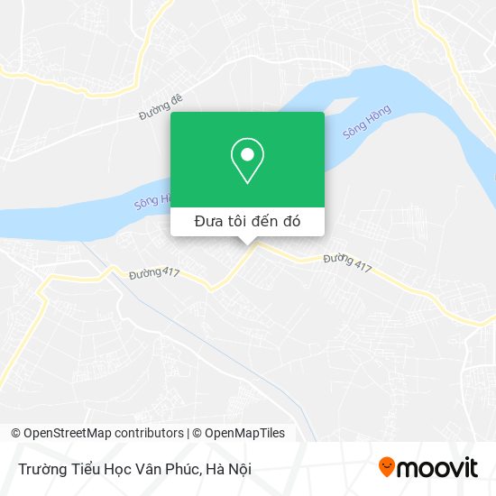 Bản đồ Trường Tiểu Học Vân Phúc