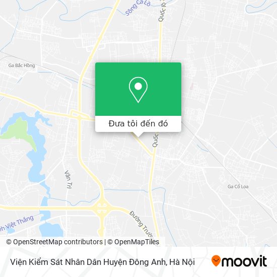 Bản đồ Viện Kiểm Sát Nhân Dân Huyện Đông Anh