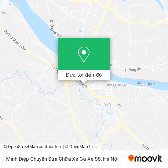 Bản đồ Minh Điệp Chuyên Sửa Chữa Xe Ga-Xe Số