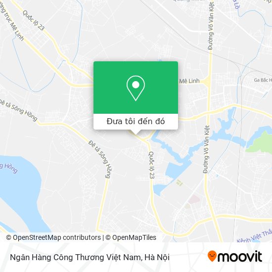 Bản đồ Ngân Hàng Công Thương Việt Nam