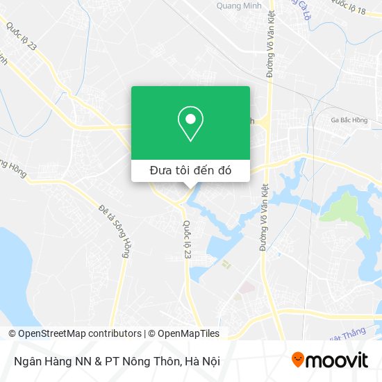 Bản đồ Ngân Hàng NN & PT Nông Thôn