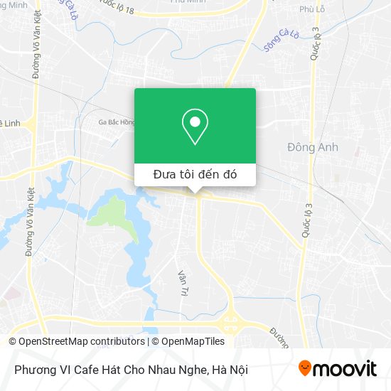 Bản đồ Phương VI Cafe Hát Cho Nhau Nghe