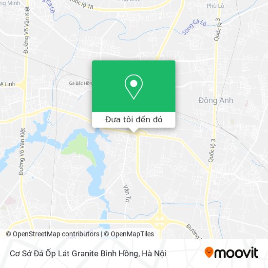 Làm sao để đến Cơ Sở Đá Ốp Lát Granite Bình Hồng ở Vân Nội bằng Xe ...