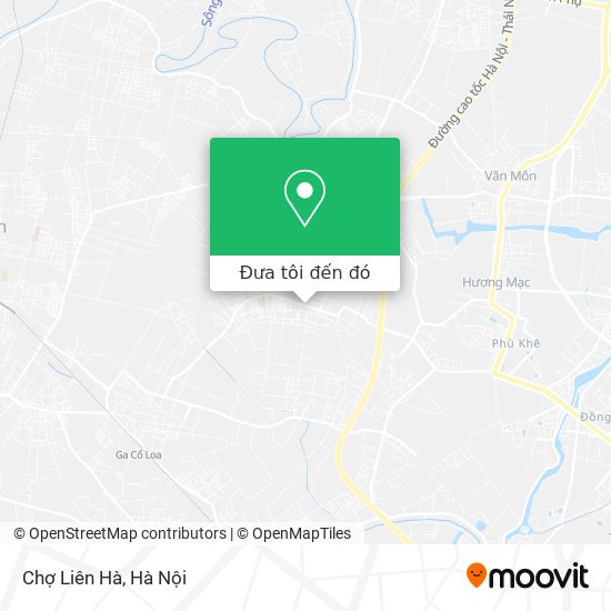 Bản đồ Chợ Liên Hà