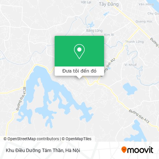 Bản đồ Khu Điều Dưỡng Tâm Thần