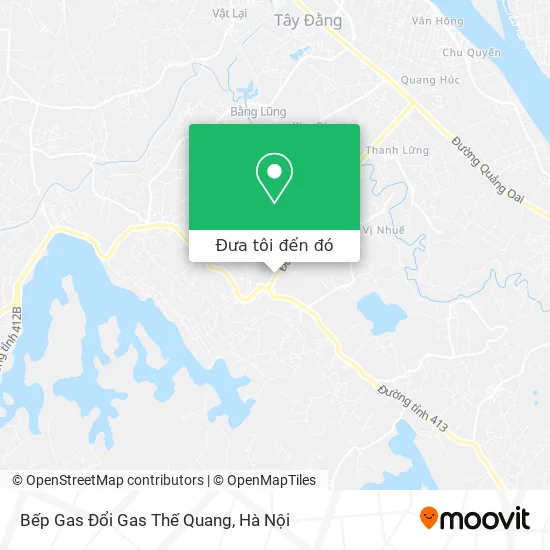 Bản đồ Bếp Gas Đổi Gas Thế Quang