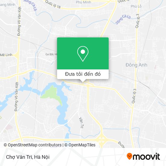 Bản đồ Chợ Vân Trì
