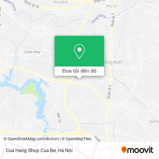 Bản đồ Cua Hang Shop Cua Be