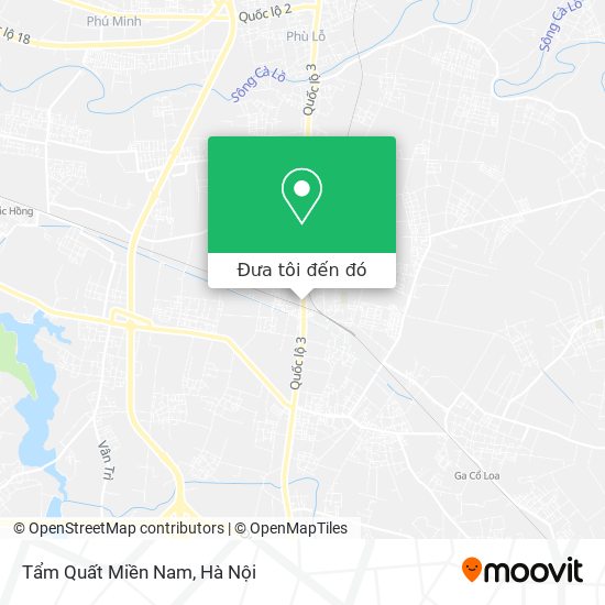 Bản đồ Tẩm Quất Miền Nam