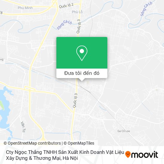 Bản đồ Cty Ngọc Thắng TNHH Sản Xuất Kinh Doanh Vật Liệu Xây Dựng & Thương Mại