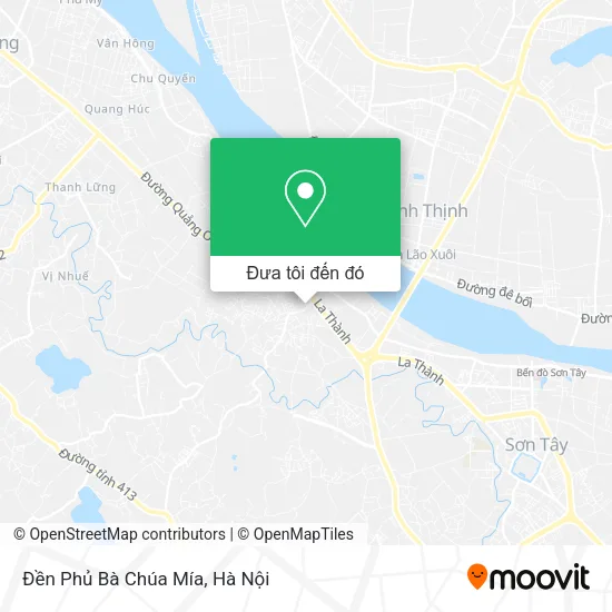 Bản đồ Đền Phủ Bà Chúa Mía