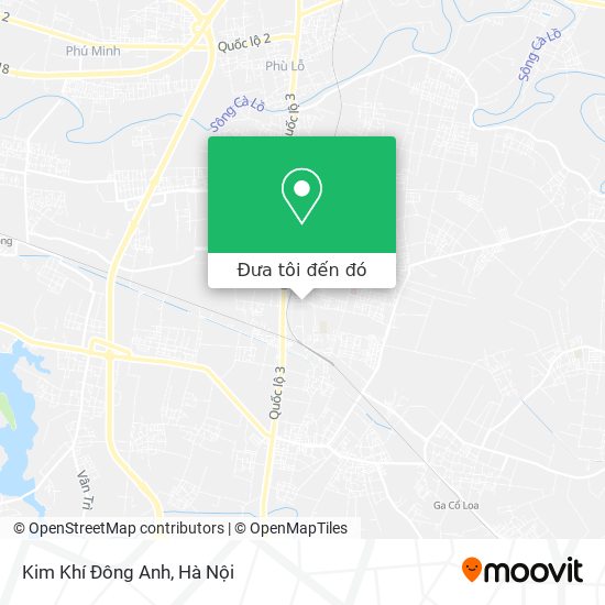 Bản đồ Kim Khí Đông Anh