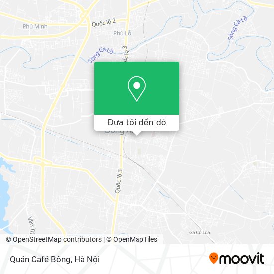 Bản đồ Quán Café Bông