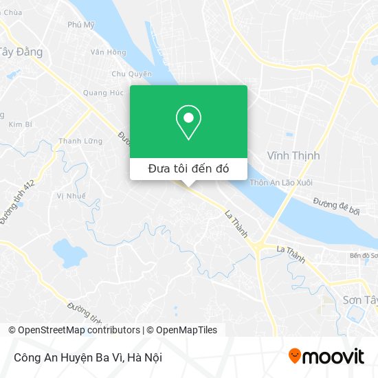 Bản đồ Công An Huyện Ba Vì