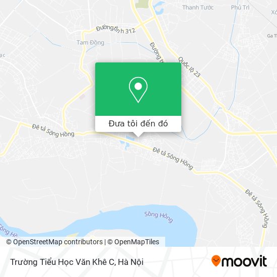 Bản đồ Trường Tiểu Học Văn Khê C