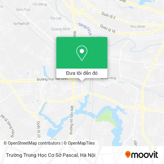 Bản đồ Trường Trung Học Cơ Sở Pascal