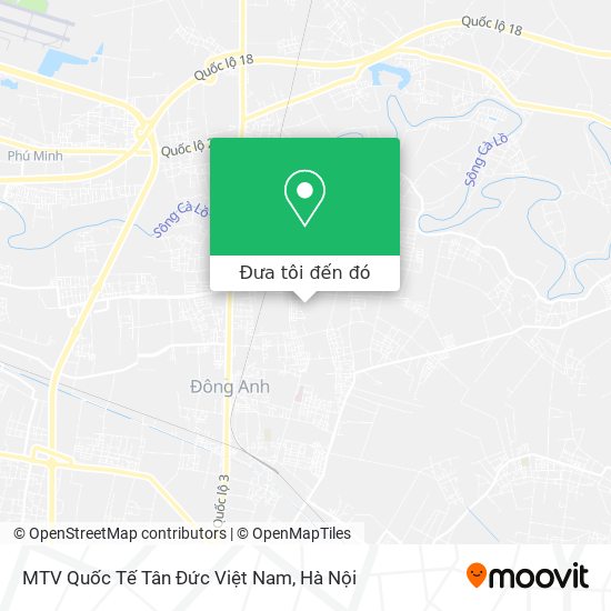 Bản đồ MTV Quốc Tế Tân Đức Việt Nam