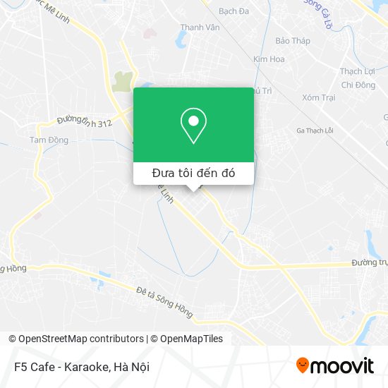 Bản đồ F5 Cafe - Karaoke