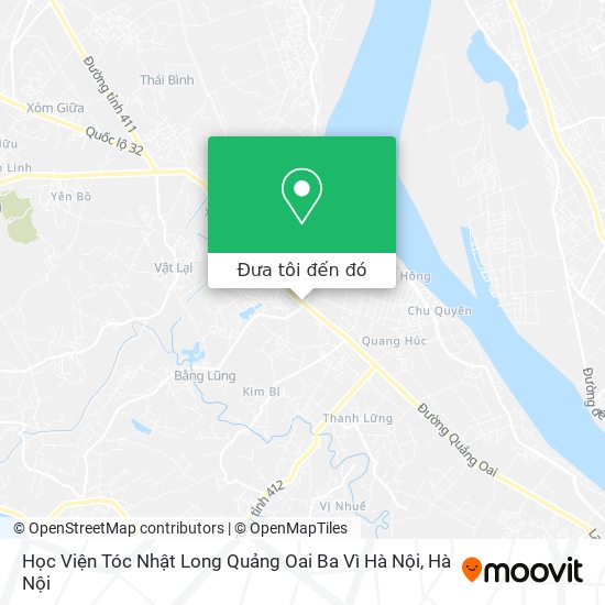 Bản đồ Học Viện Tóc Nhật Long Quảng Oai Ba Vì Hà Nội