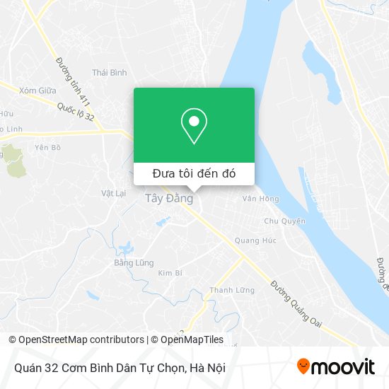 Bản đồ Quán 32 Cơm Bình Dân Tự Chọn