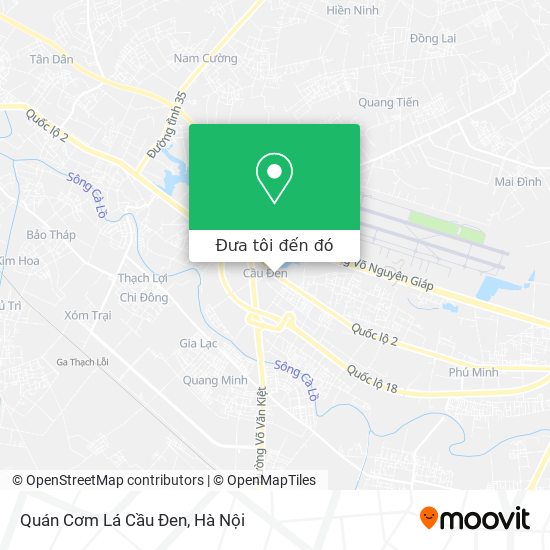 Bản đồ Quán Cơm Lá Cầu Đen