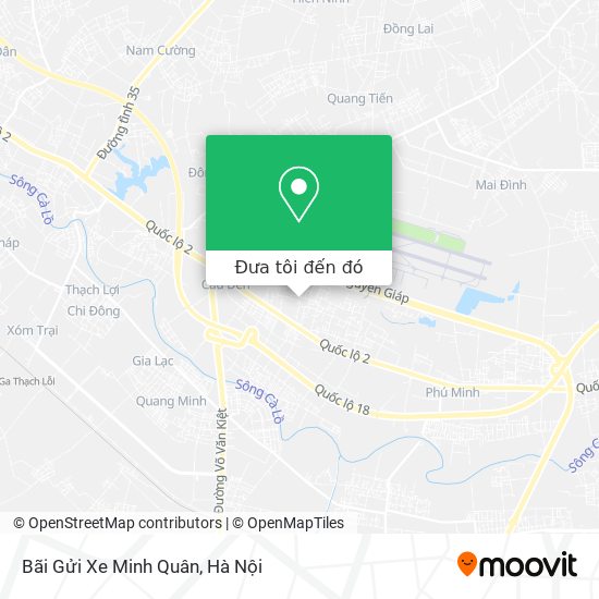 Bản đồ Bãi Gửi Xe Minh Quân