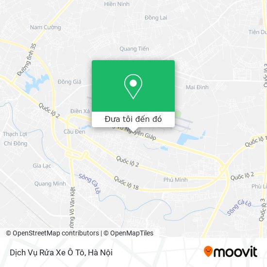 Bản đồ Dịch Vụ Rửa Xe Ô Tô