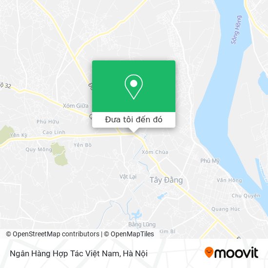 Bản đồ Ngân Hàng Hợp Tác Việt Nam