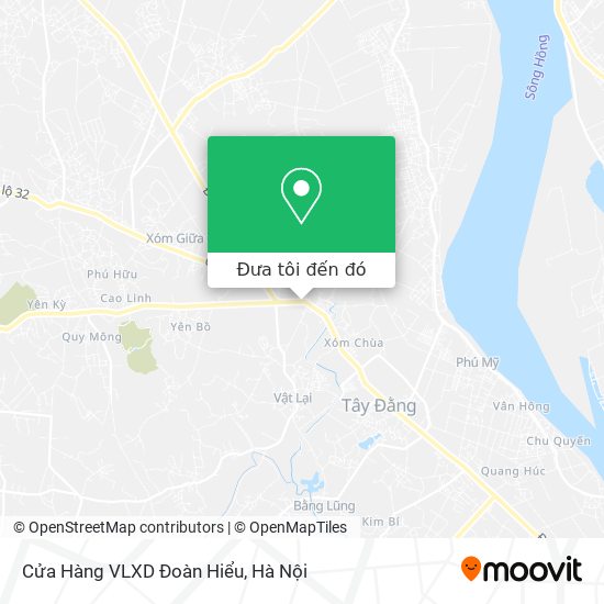 Bản đồ Cửa Hàng VLXD Đoàn Hiểu