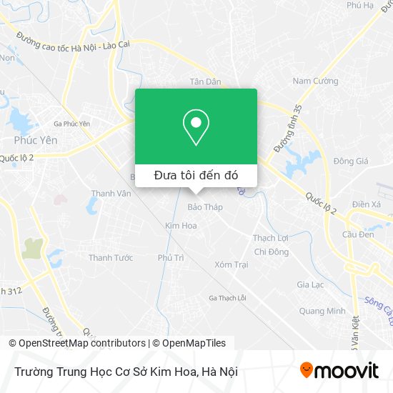Bản đồ Trường Trung Học Cơ Sở Kim Hoa