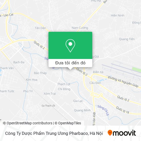 Bản đồ Công Ty Dược Phẩm Trung Ương Pharbaco
