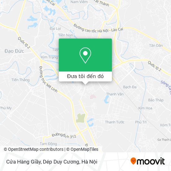 Bản đồ Cửa Hàng Giầy, Dép Duy Cương