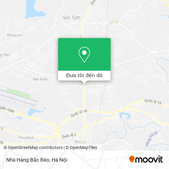 Bản đồ Nhà Hàng Bắc Béo