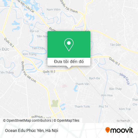 Bản đồ Ocean Edu Phúc Yên
