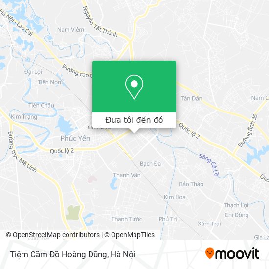 Bản đồ Tiệm Cầm Đồ Hoàng Dũng