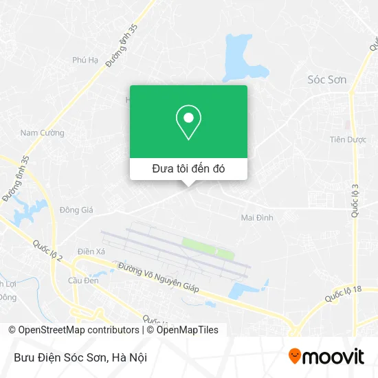 Bản đồ Bưu Điện Sóc Sơn