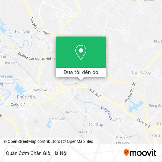 Bản đồ Quán Cơm Chân Giò