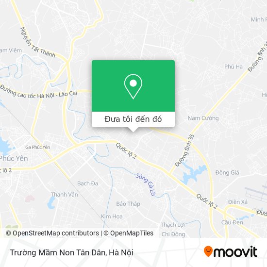 Bản đồ Trường Mầm Non Tân Dân