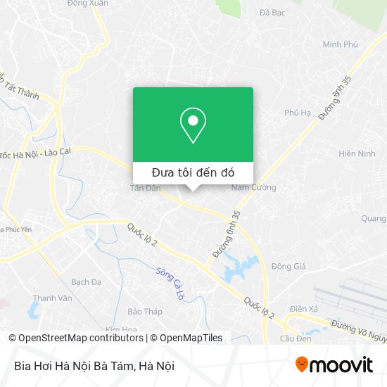 Bản đồ Bia Hơi Hà Nội Bà Tám